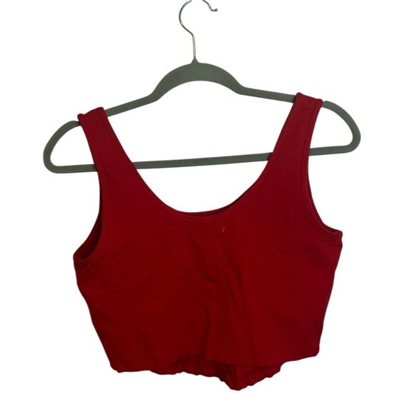 NWT Sugar Rain Red Corset Style Tank - Picture 2 of 4